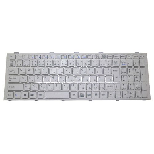 Laptop Keyboard For Fujitsu LifeBook V126946FJ1 JA CP556201-01 AEFH2J01220 V126946JJ1 JA CP612633-01 AEFH5J04210 Japanese JP JA White With Frame New