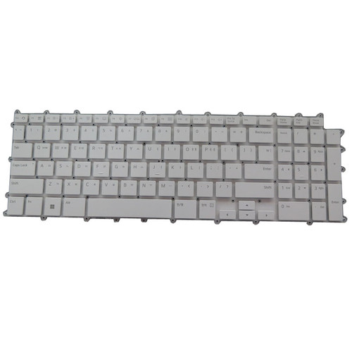 White Laptop Backlit Keyboard For LG KT0120B9ES03KRA00 AEW74231301 Korean KR No Frame