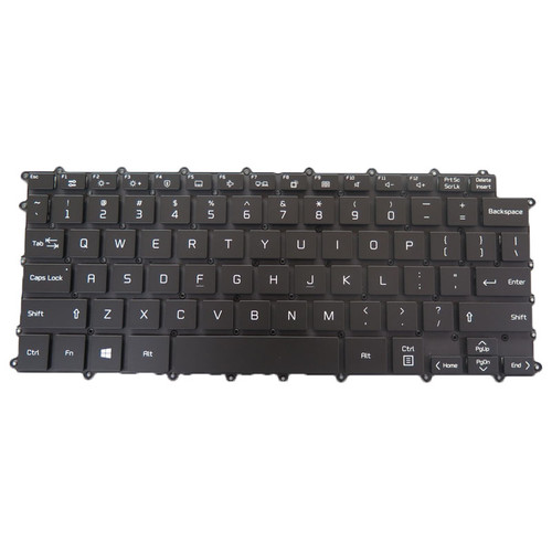 Laptop With Backlit Keyboard For LG KT01-20B7BS03USRA000 AEW74230112 English US Black No Frame