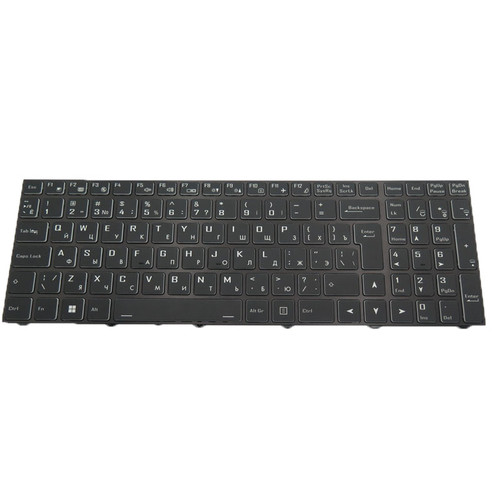 Laptop Colourful Backlit Keyboard For CLEVO NH50AC NH55ACQ NH57AC NH58AC NH50AF1 NH55AFW NH57AF1 NH58AF1 Russian RU Black Frame