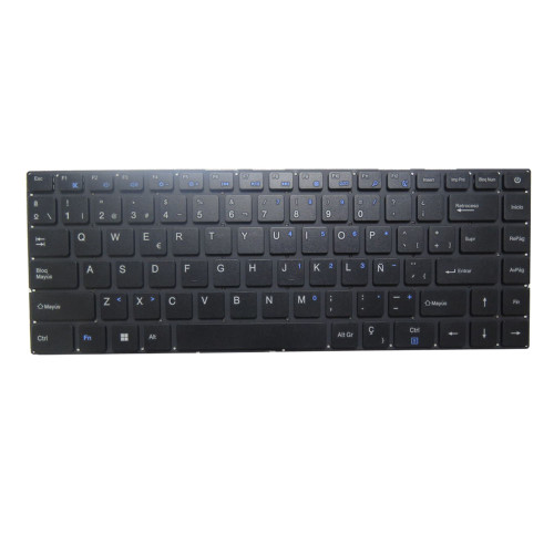 Laptop Keyboard For QILIVE CA14D01 Black Without Frame Spanish SP