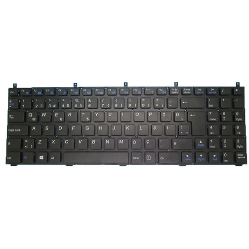 Laptop Keyboard For CLEVO M9800 MP-08J46TQ-4309W Turkey TR No Frame