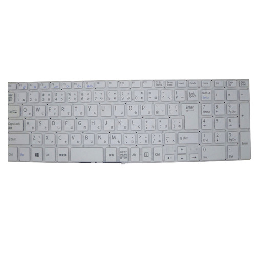 Laptop Keyboard For SONY VAIO Fit 15E VJF151 VJF1511 VJF1511AY VJF1511BA VJF1511BB VJF1511BM VJF1511BX Japanese JP JA White Without Backlit New