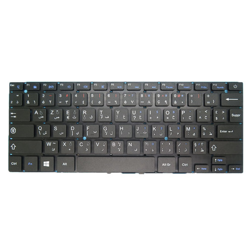 Laptop Keyboard For Insys CDA-141A French Arabic ARFR No Frame