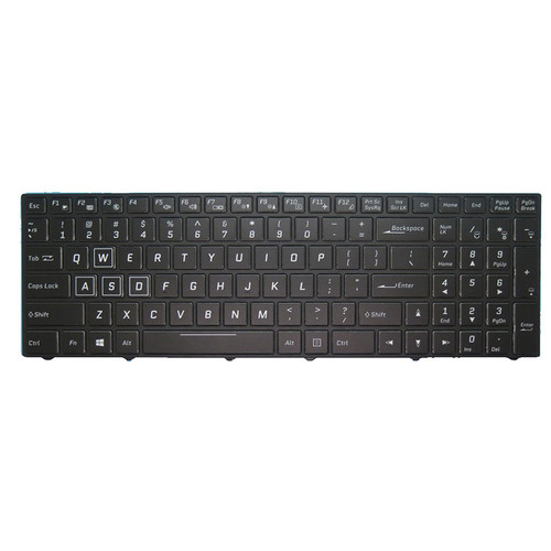 Laptop Keyboard For Hyperbook N87 N870HP6 United States US With Frame With Backlit