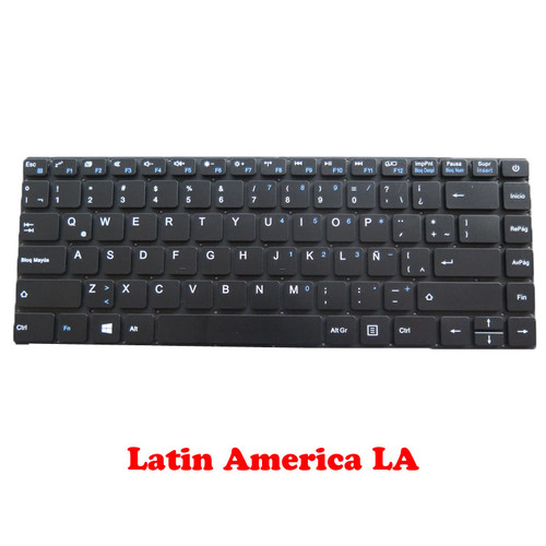 Laptop Keyboard For Teclast F6 13.3' Latin America LA Black No Frame Empty 4 Pin