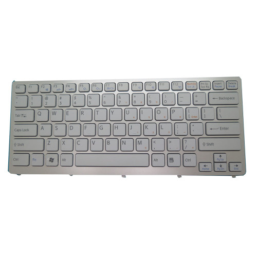 Laptop Keyboard For SONY For VAIO VPC-CW VPCCW VPCCW1 VPCCW12EN VPCCW13EG VPCCW13FD VPCCW13FL VPCCW13FX VPCCW14FX VPCCW15FG VPCCW15FH VPCCW17FX English US White With Frame New