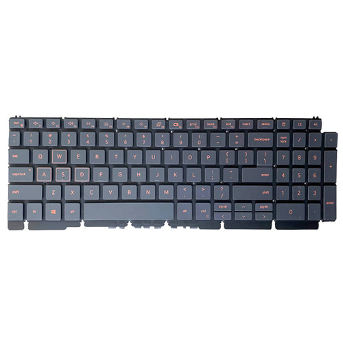 Laptop Keyboard For DELL G15 5510 5511 5515 5520 5521 5525 0H4XRJ H4XRJ 343NN NSK-DEFBW 01 490.07R07.0201 English US Red With Backlit New