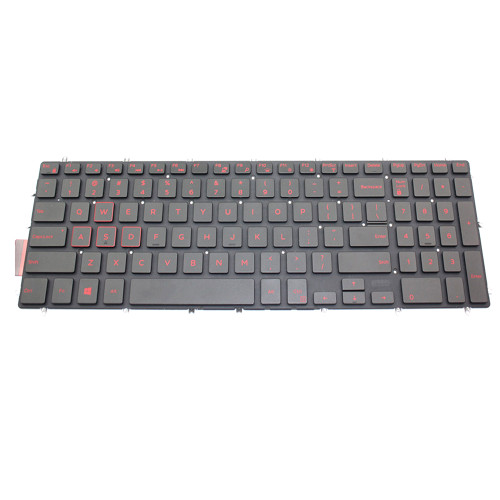Laptop Keyboard For DELL Inspiron 5565 5567 5570 5575 5583 5770 5775 7566 7567 7577 5765 5767 7773 7778 7779 7786 2-in-1 English US With Backlit Red Keycap New