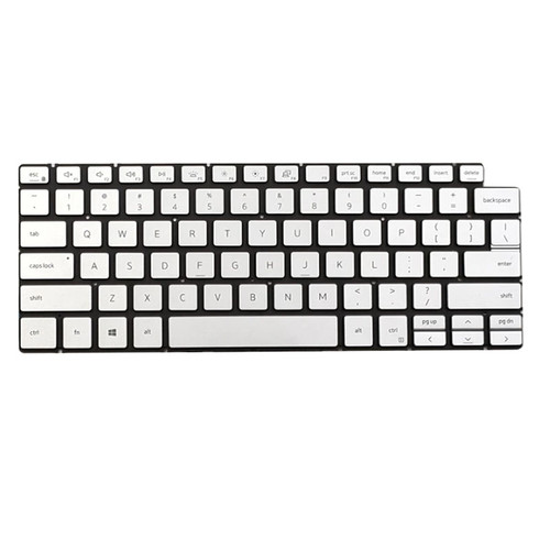 Laptop Keyboard For DELL Inspiron 5300 5301 5390 5391 5401 5402 5405 5408 5409 5490 5493 5494 5498 7400 7490 02PYG9 2PYG9 PK132KD1B01 4900GD07AC1D DLM18J63U4J4421/J6981 English US Silver With Backlit New