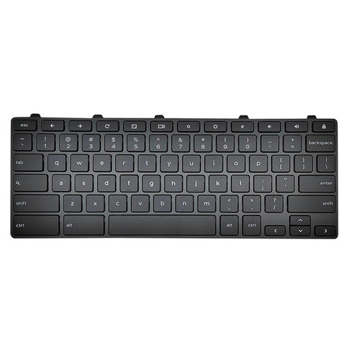 Laptop Keyboard For DELL Chromebook 3100 3110 5190 2-in-1 (Only Fit 2-in-1) 0H06WJ H06WJ PK132FG1B00 NSK-EJ1SW/C 01 490.0DQ07.0101 English US Black With Frame