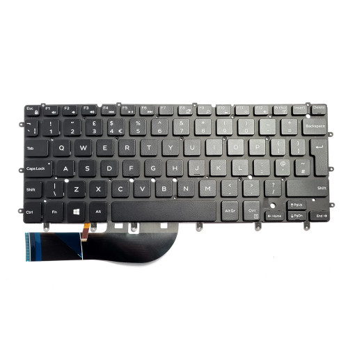 Laptop Keyboard For DELL XPS 9343 9350 9360 Inspiron 7348 7353 7359 2-in-1 7347 7352 7547 7548 07DTJ4 7DTJ4 PK1316I1A11 NSK-LS0BC 0U United Kingdom UK Black With Backlit New