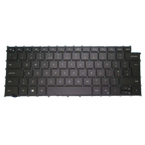 Laptop Keyboard For DELL Precision 5550 5560 5570 5750 5760 5770 United Kingdom UK Black With Backlit New