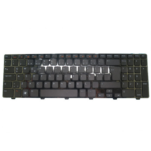 Laptop Keyboard For DELL Inspiron 15R N5110 M5110 M511R 0W35K7 W35K7 NSK-DY0SW 1N Turkish TR Black With Frame New