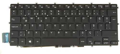 Laptop Keyboard For DELL Inspiron 5368 5378 5379 7368 7373 7375 7378 5568 5578 5579 7569 7573 7579 2-in-1 Turkey TR With Backlit New