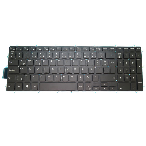 Laptop Keyboard For DELL Inspiron 5565 5567 5570 5575 5583 5770 5775 7566 7567 7577 5765 5767 7773 7778 7779 7786 2-in-1 0YTPHN YTPHN PK131Q04A36 PK131Q04A36 SG-85100-28A Turkish TR Without Backlit New