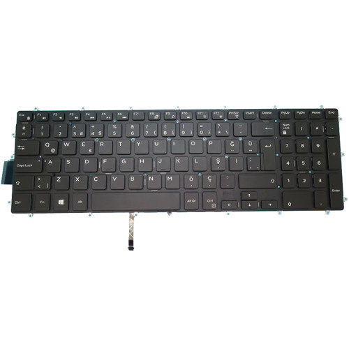 Laptop Keyboard For DELL Inspiron 5565 5567 5570 5575 5583 5770 5775 7566 7567 7577 5765 5767 7773 7778 7779 7786 2-in-1 0163K2 163K2 PK131Q04B36 SG-85110-28A Turkish TR With Backlit New