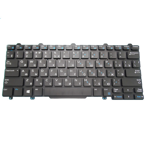 Laptop Keyboard For DELL Latitude E5250 5250 E5270 E7250 7250 E7270 3160 3150 7350 2-in-1 00V3YK 0V3YK NSK-LMABC 0R PK1313O1B06 Russian RU Black With Backlit Used