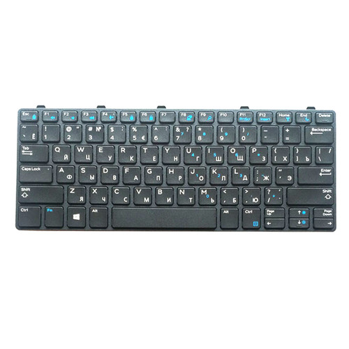 Laptop Keyboard For DELL Latitude 3180 3189 3190 3300 3310 13 3380 3190 2-in-1 Russia RU Black Without Backlit New