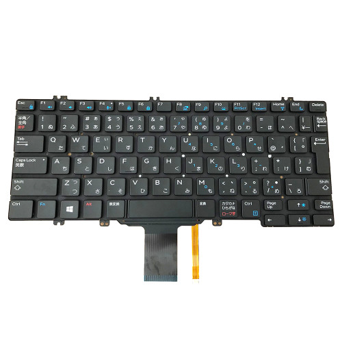 Laptop Keyboard For DELL Latitude 5289 7389 7390 2-in-1 5280 5288 7280 7380 0WXP3F WXP3F NSK-EHABC 0J PK131S51B45 Japanese JP JA Black With Backlit New