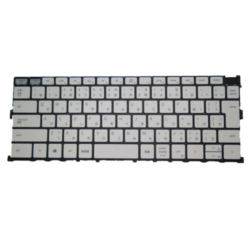Laptop Keyboard For DELL XPS 13 9300 9310 Japanese JP JA White Without Backlit New