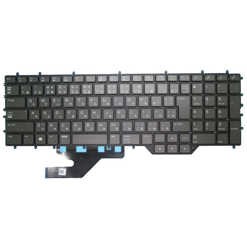 Laptop Keyboard For Alienware M17 R2 / M17 R3 / M17 R4 0JRFM9 JRFM9 NSK-QHABC Japanese JP JA Black Without Backlit New