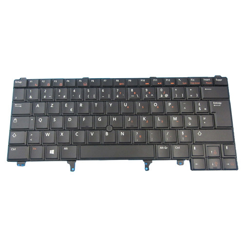 Laptop Keyboard For DELL Latitude E5420 E5420M E5430 E6220 E6230 E6320 E6330 E6420 ATG XFR ATG E6430 E6430S E6440 XT3 NSK-DV2BC 0F 0TW7KR TW7KR FR French Backlit&Pointing Used