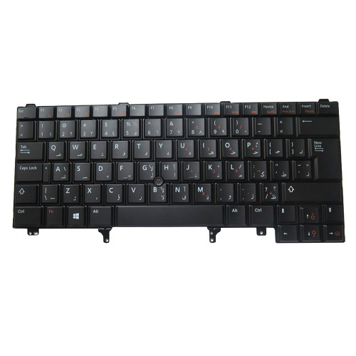 Laptop Keyboard For DELL Latitude E5420 E5420M E5430 E6220 E6230 E6320 E6330 E6420 ATG XFR ATG E6430 E6430S E6440 XT3 0HHXH7 HHXH7 PK1313M4B29 SG-63310-X1A Arabia AR With Backlit&Pointing New