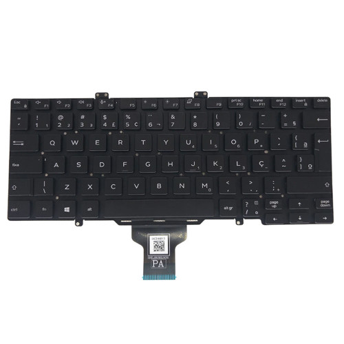 Laptop Keyboard For DELL Latitude 7400 Brazilian BR Black Without Backlit New