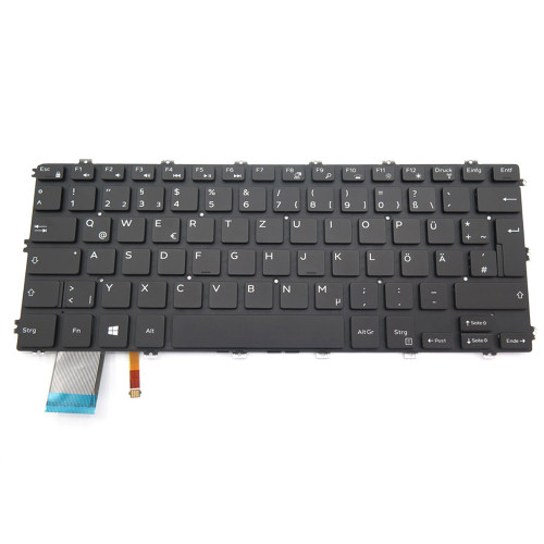 Laptop Keyboard For DELL Inspiron 5482 5485 5582 5491 5591 7386 7586 2-in-1 5480 5488 5580 5585 Germany GR Black With Backlit New