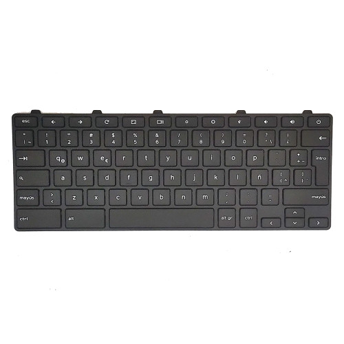 Laptop Keyboard For DELL Chromebook 11 3180 3189 13 3380 3181 2-in-1 0FXV90 FXV90 PK13WY3A05 Latin America LA Black With Frame New