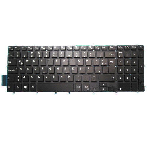 Laptop Keyboard For DELL Inspiron 3580 3581 3582 3583 3584 3585 3590 3593 3595 3780 3781 3782 3785 3790 3793 Latin America LA Black With Backlit New