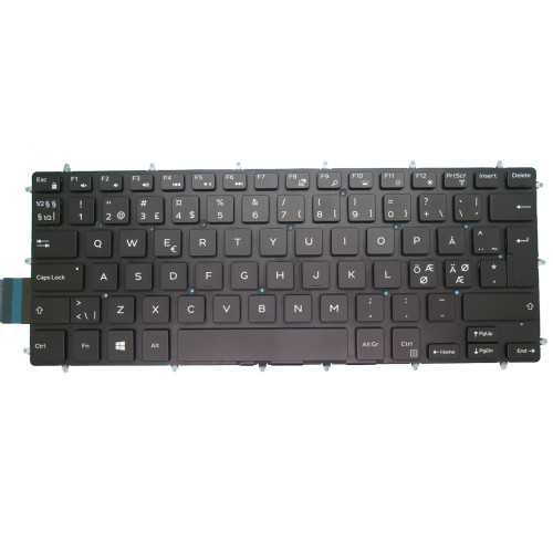 Laptop Keyboard For DELL Inspiron 5368 5378 5379 7368 7373 7375 7378 5568 5578 5579 7569 7573 7579 2-in-1 Nordic NE With Backlit New