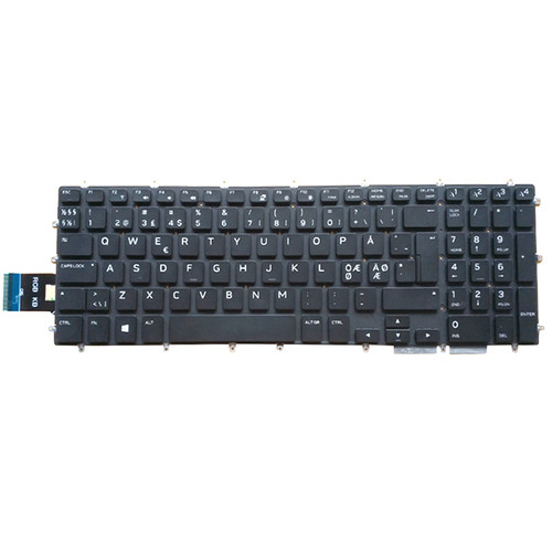 Laptop Keyboard For Alienware M15 M17 M15 R1 M17 R1 ALW15M ALW17M Nordic NE Black With Backlit New