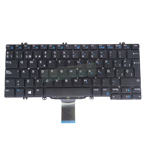 Laptop Keyboard For DELL Latitude 5289 7389 7390 2-in-1 5280 5288 7280 7380 Japanese Jp Ja Black Without Backlit New - Foto 2