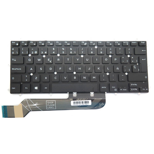 Laptop Keyboard For DELL Vostro 3480 3481 3490 3491 5370 5468 5471 Latitude 13 3379 3310 3390 2-in-1 3490 Spanish SP With Backlit New