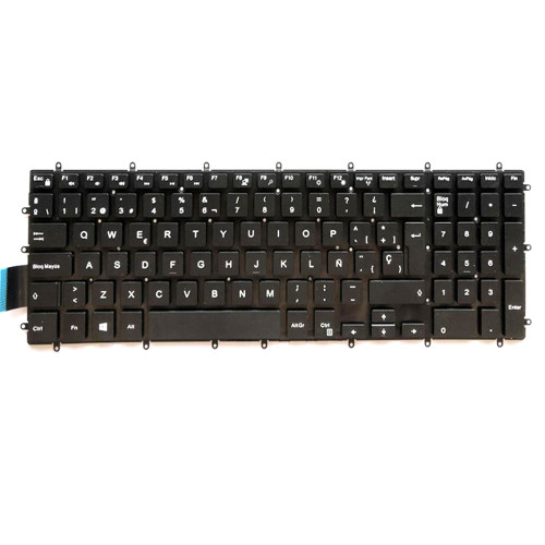 Laptop Keyboard For DELL Vostro 3580 3581 3582 3583 3584 3590 3591 5568 7570 7580 Latitude 3500 3590 Spanish SP With Backlit New