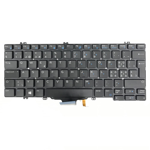 US English Backlit Keyboard Replacement For Dell Latitude 5280 5290 7280 7290 7380