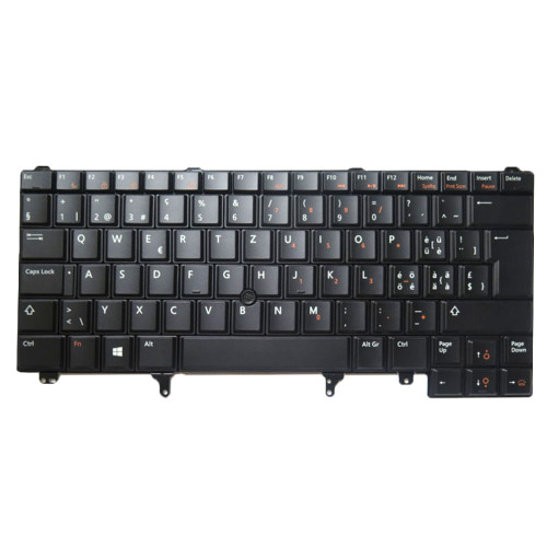 Laptop Keyboard For DELL Latitude E5420 E5420M E5430 E6220 E6230 E6320 E6330 E6420 ATG XFR ATG E6430 E6430S E6440 XT3 0NWX5V NWX5V PK130FN1D30 NSK-DV2BC 00 SW Swiss Backlit&Pointing New