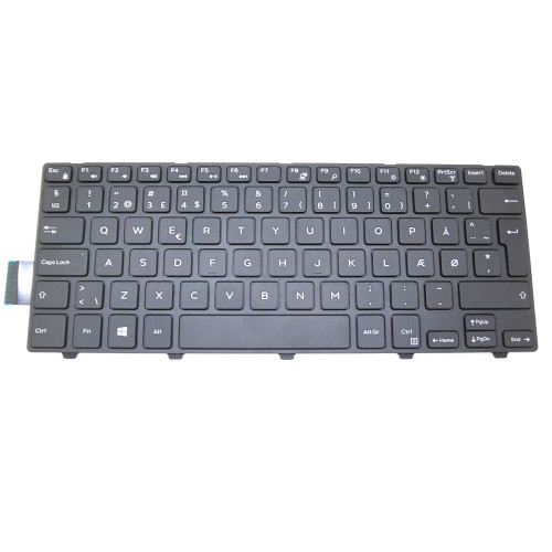 Laptop Keyboard For DELL Inspiron 14 5442 5445 5447 5448 5451 5452 5455 5457 5458 5459 5443 5468 7447 009W5W 09W5W V147125AK1 PK1313P2A17 DM Denmark Black Without Backlit New