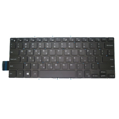 Laptop Keyboard For DELL Vostro 3480 3481 3490 3491 5370 5468 5471 Latitude 13 3379 3310 3390 2-in-1 3490 Greek GK With Backlit New