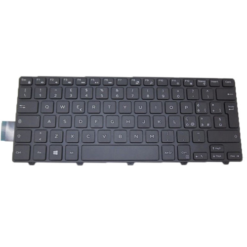 Laptop Keyboard For DELL Inspiron 14 5442 5445 5447 5448 5451 5452 5455 5457 5458 5459 5443 5468 7447 023VR4 23VR4 V147125AK1 PK1313P2A15 Italian IT Black Without Backlit New