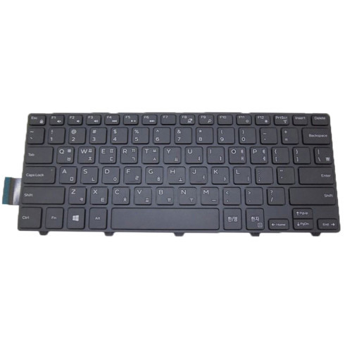 Laptop Keyboard For DELL Latitude 3450 3460 3470 3480 3488 3580 3588 Vostro 3445 3446 3449 3458 3459 3468 3478 5459 KR Korean Black Without Backlit New
