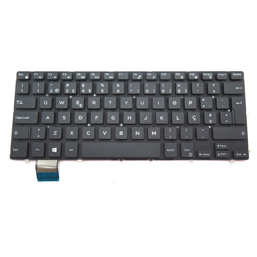 Laptop Keyboard For DELL Inspiron 3480 3481 3482 3490 3493 5370 7370 7380 7460 7466 7467 7472 7560 7570 7572 7580 0R28WK R28WK PK131Q12A34 NSK-EB0SC 06 Portuguese PO Without Backlit New