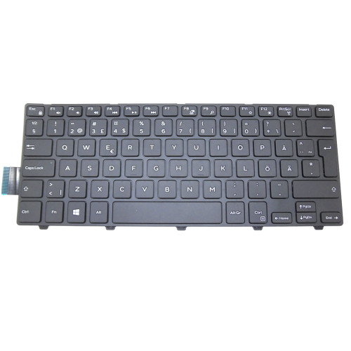Laptop Keyboard For DELL Inspiron 14 5442 5445 5447 5448 5451 5452 5455 5457 5458 5459 5443 5468 7447 0P2H6C P2H6C V147125AK1 SD PK1313P2A16 Swedish SD Black Without Backlit New