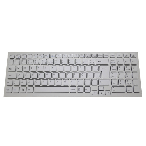 Laptop Keyboard For SONY For VAIO VPC-EH VPCEH VPCEH10EB VPCEH30EB VPCEH40EB Brazilian BR White With Frame New