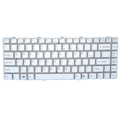 Laptop Keyboard For SONY For VAIO VPCEA VPC-EA VPCEA290X VPCEA2FFX VPCEA2GFX VPCEA2HFX VPCEA2JFX VPCEA2KGX VPCEA2LGX VPCEA2MGX VPCEA2PGX VPCEA2QGX VPCEA2S4C English US White Without Frame New
