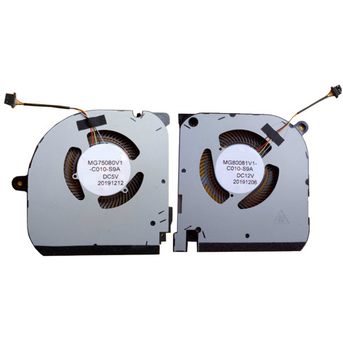 Laptop CPU+GPU Fan For DELL G7 15 7500 MG75080V1-C010-S9A MG80081V1-C010-S9A 08THFX 8THFX 00XPY2 0XPY2 A Pair DC5V 0.41A New