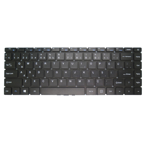 Laptop Keyboard MB3181009 XK-HS121 YMS-0177-H Turkish TR Black Without Frame New