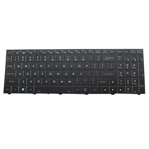 Laptop Keyboard For Schenker XMG Focus 17 M22 English US With Backlit Black New